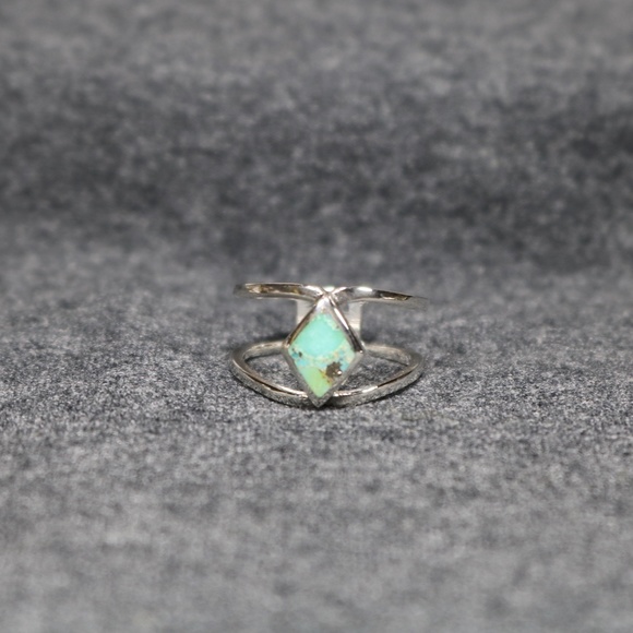 925 sterling silver genuine turquoise Ring - Picture 2 of 9